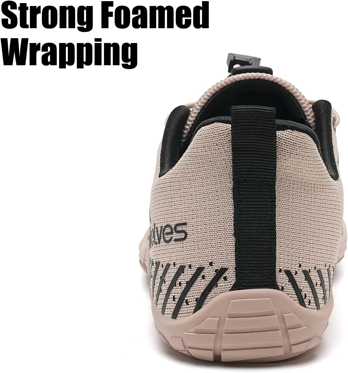 WateLves Barefoot Shoes Women Men Anti Slip Water Shoes Wide Toe Breathable Walking Shoes Minimalist Zero Drop Sneakers for Beach Travel Hiking