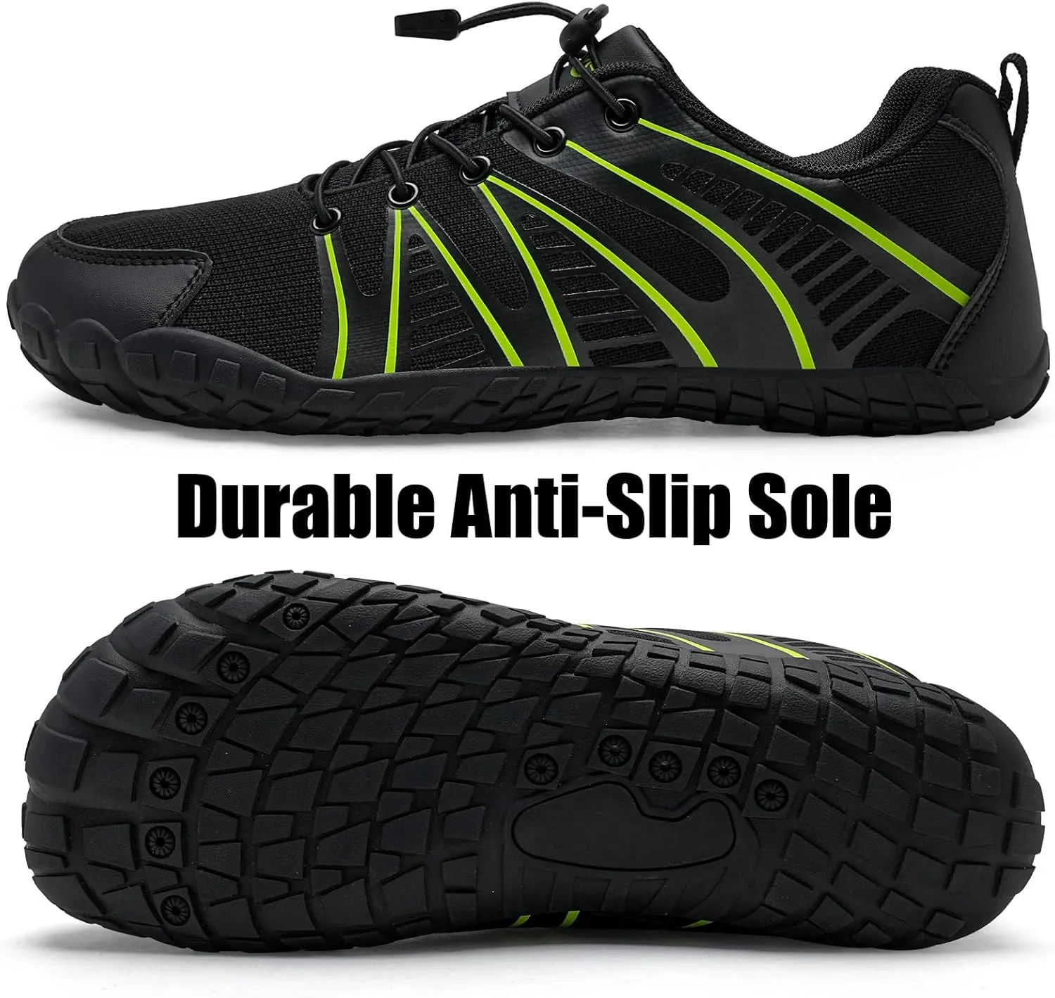 WateLves Barefoot Shoes Women Men Breathable Water Wide Toe Beach Walking Shoes Slip On Minimalist Travel Hiking Sneakers