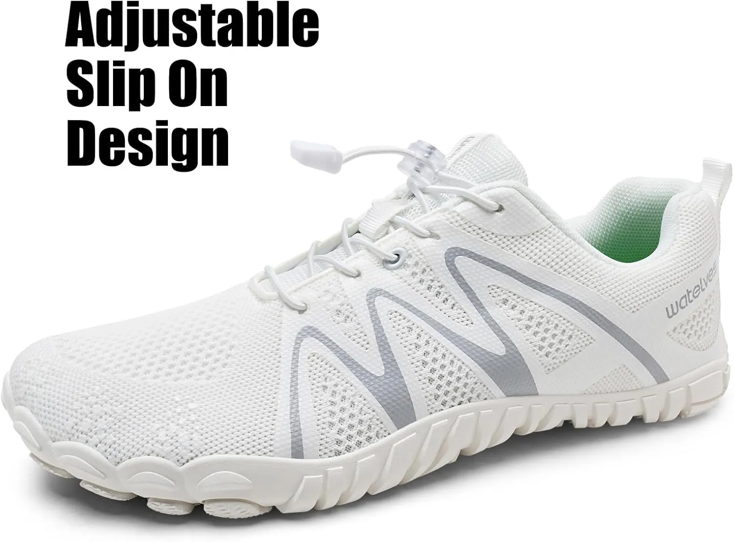 WateLves Barefoot Shoes Women Men Breathable Water Wide Toe Beach Walking Shoes Slip On Minimalist Travel Hiking Sneakers