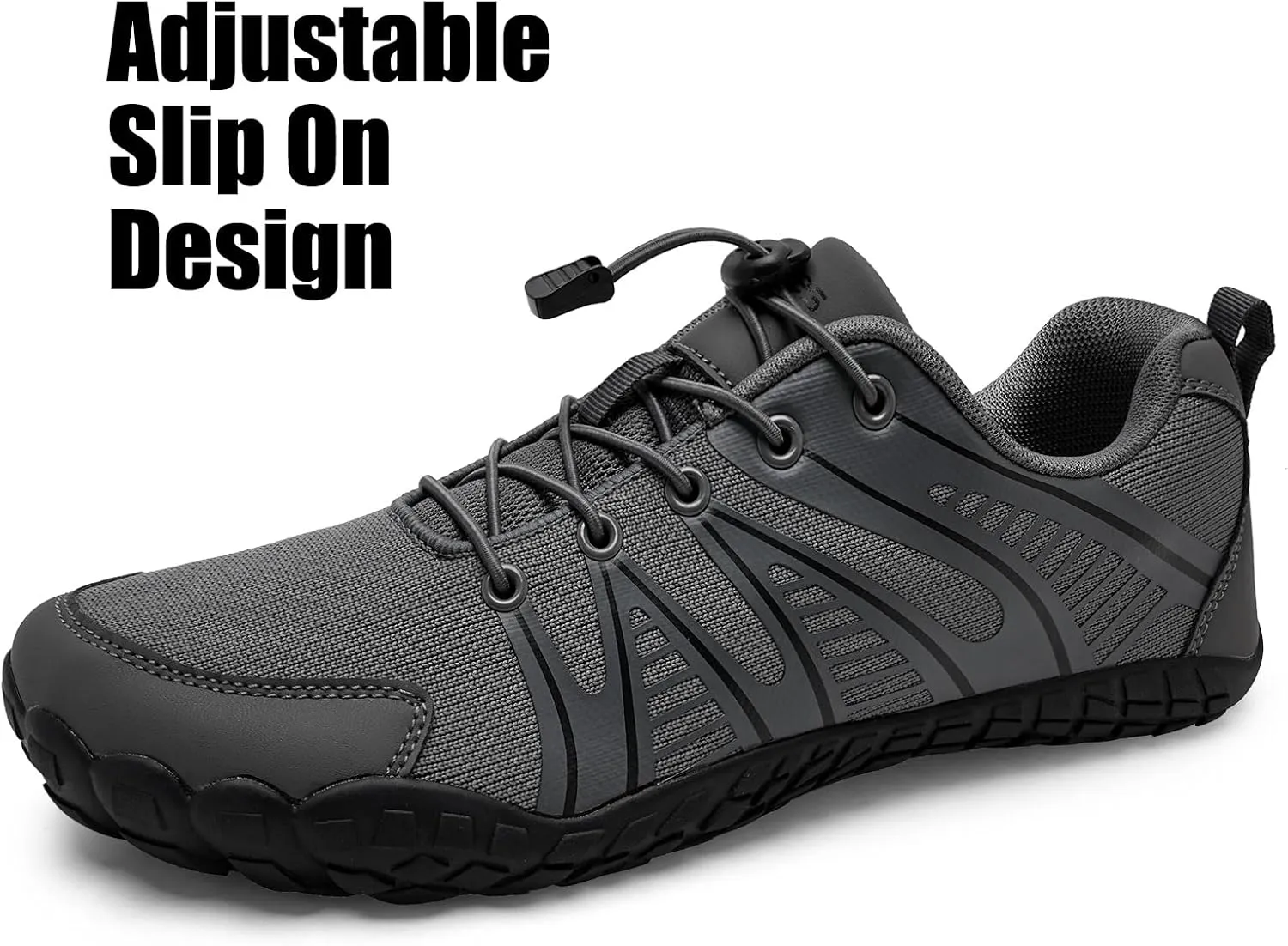 WateLves Barefoot Shoes Women Men Breathable Water Wide Toe Beach Walking Shoes Slip On Minimalist Travel Hiking Sneakers
