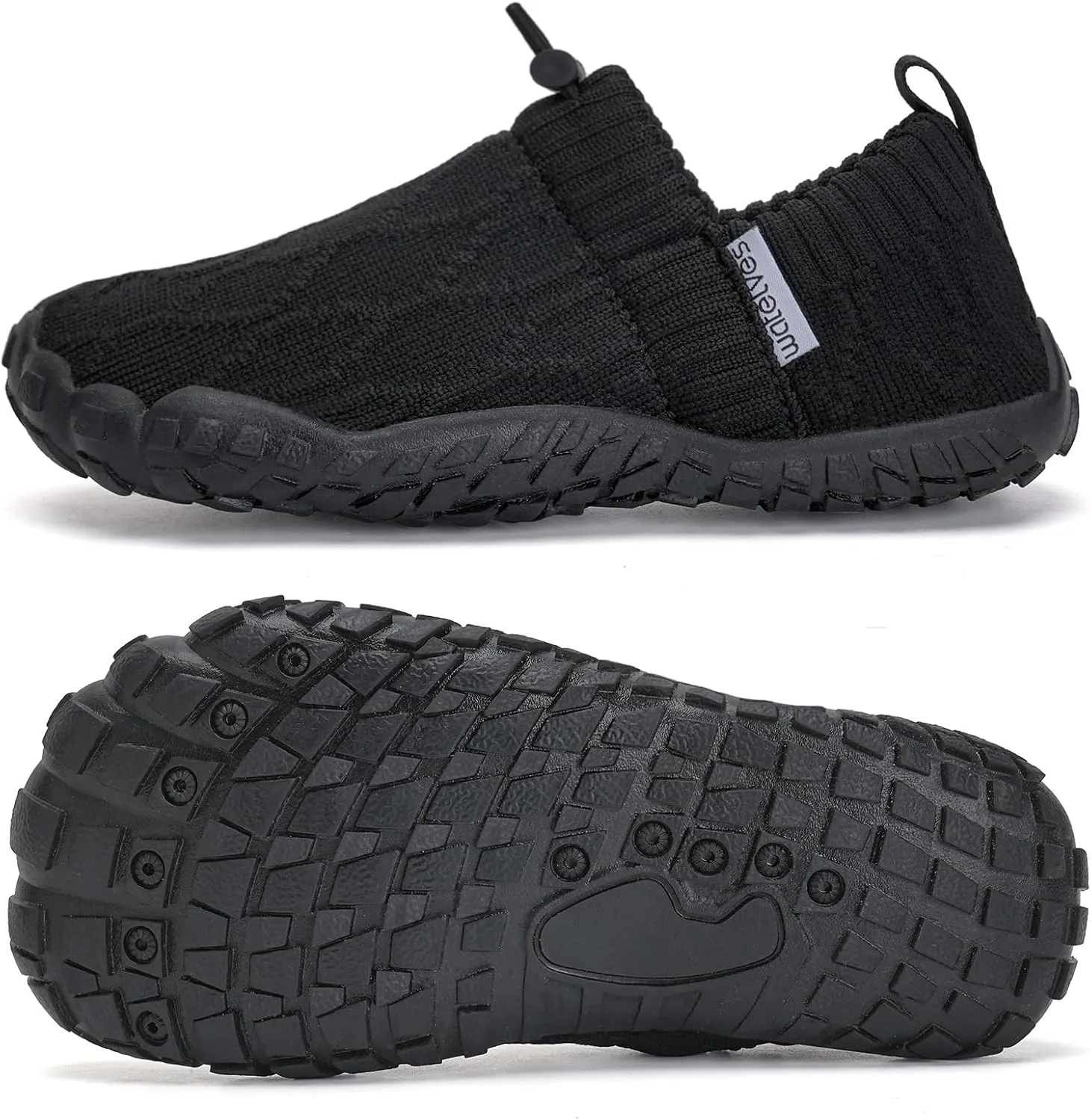 WateLves Kids Barefoot Water Shoes Boys Girls Breathable Wide Toe Slip On Beach Walking Shoes Toddler Swim Shoes Little Big Kid Minimalist Sneakers