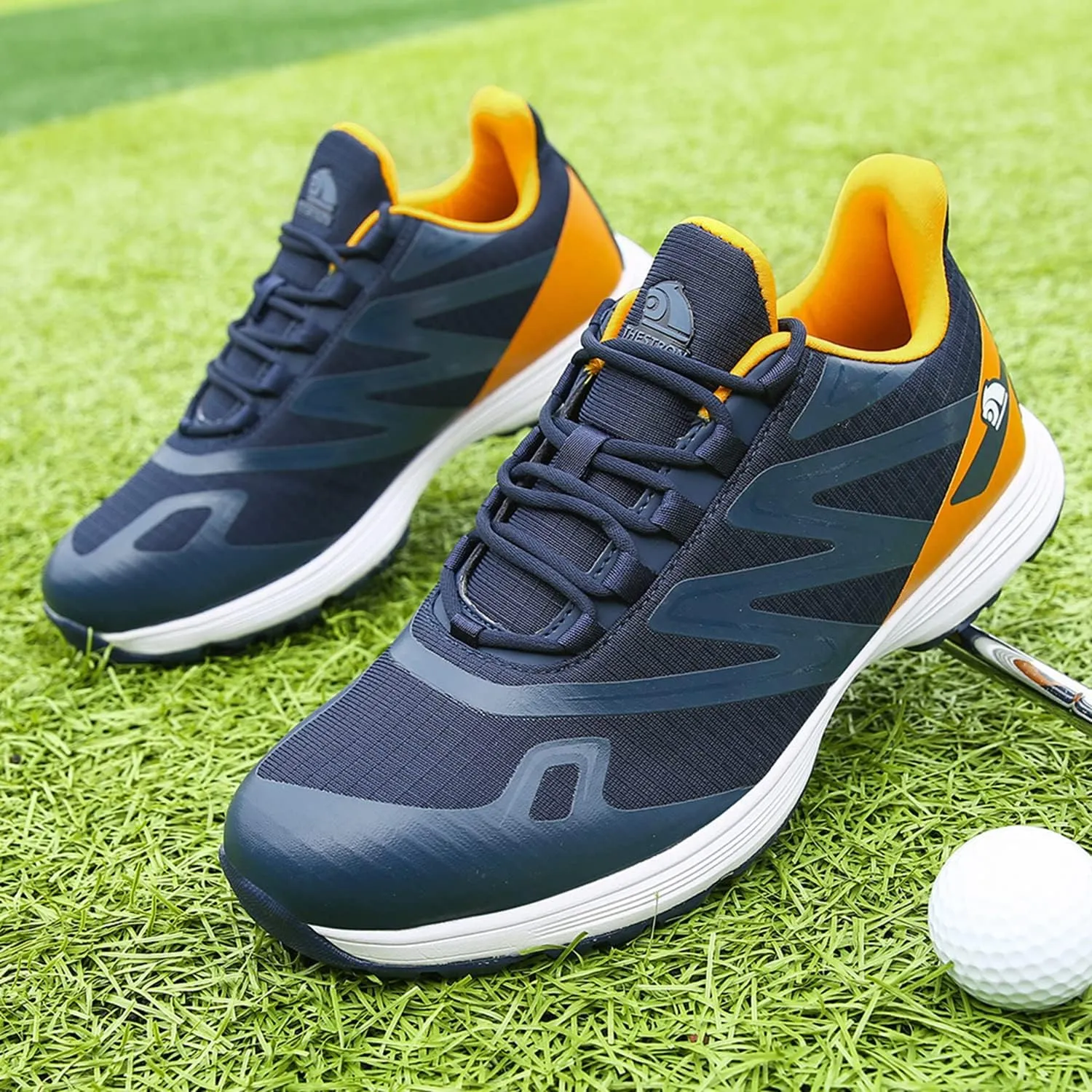 Waterproof Professional Golf Shoes Men Spikes Golf Sneakers Male Outdoor Anti Slip Walking Footwears