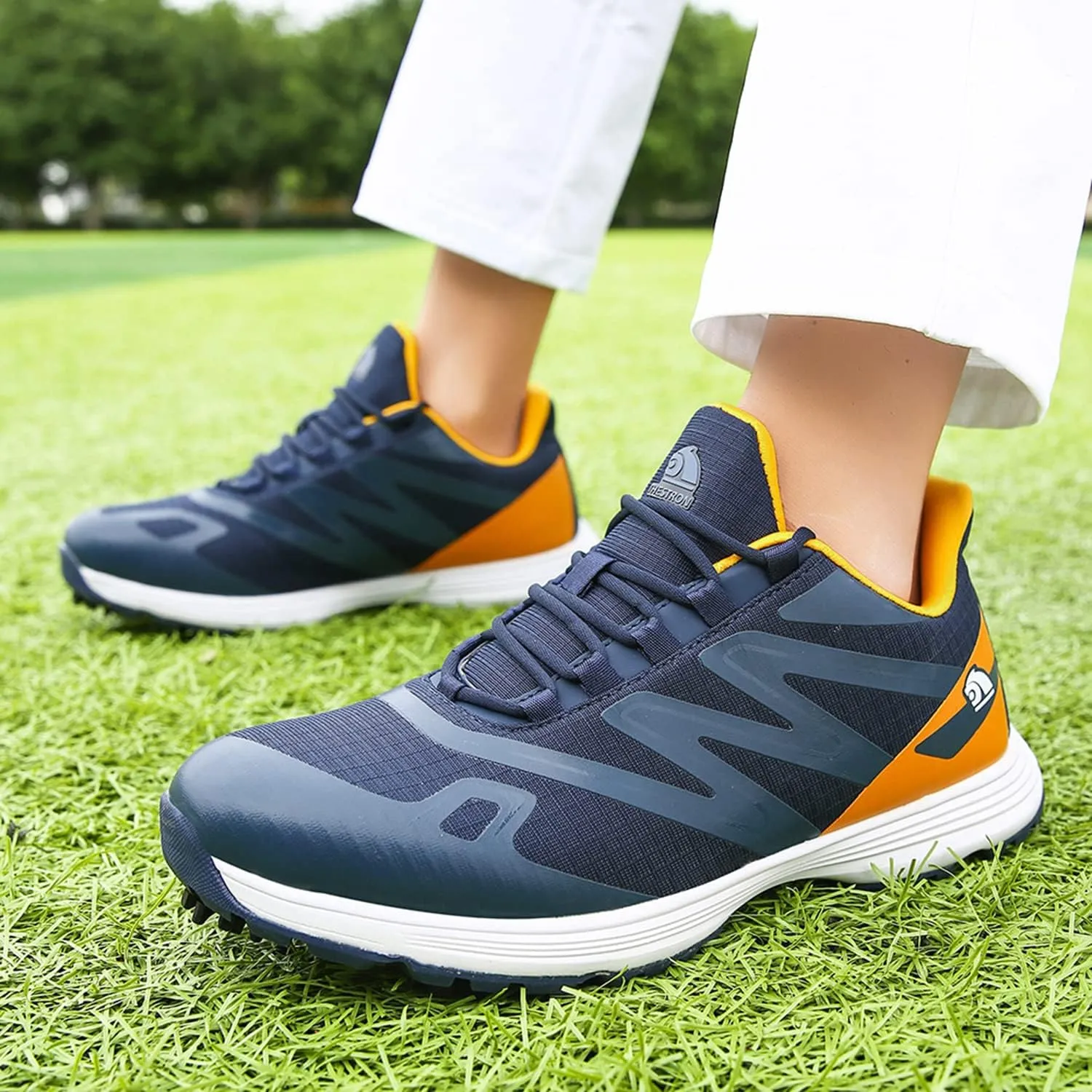 Waterproof Professional Golf Shoes Men Spikes Golf Sneakers Male Outdoor Anti Slip Walking Footwears