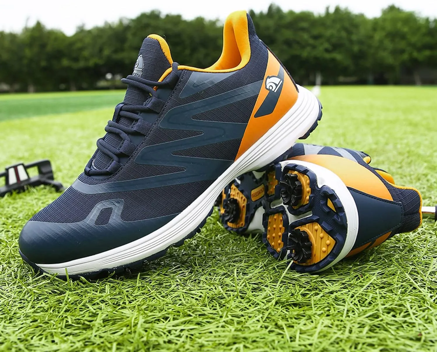 Waterproof Professional Golf Shoes Men Spikes Golf Sneakers Male Outdoor Anti Slip Walking Footwears