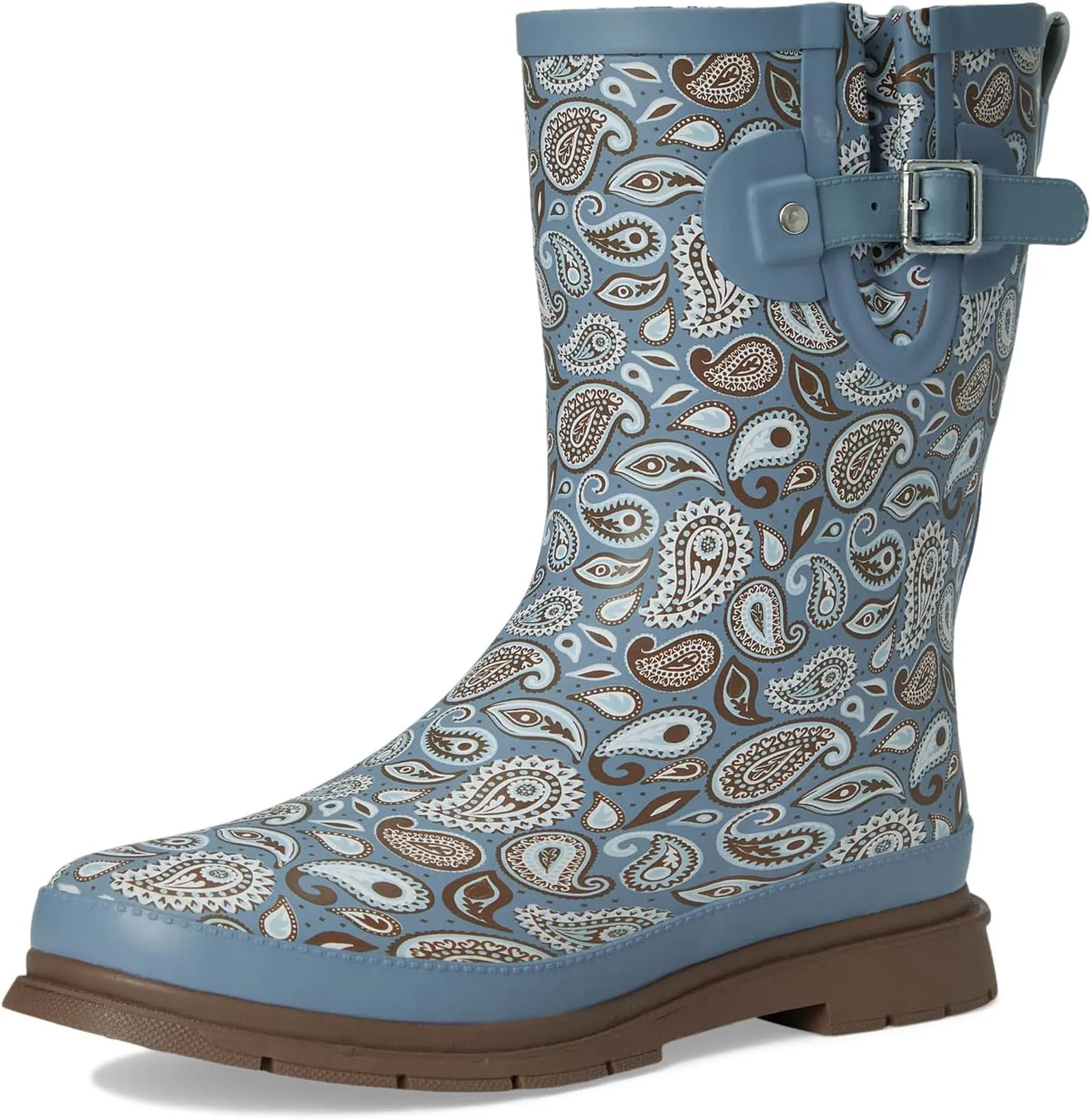 Western Chief Women's Faux Fur Mid Rain Boot