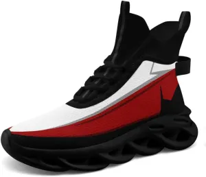 Wide Fit Fashion Sneakers for Men Women Youth Comfortable Mid-Top Athletic Winter Shoes Casual Walking Boots Ankle Support