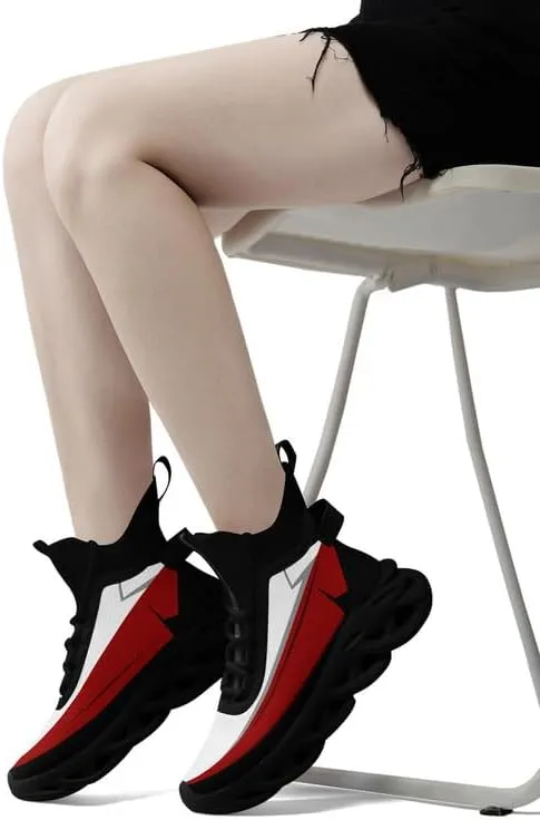 Wide Fit Fashion Sneakers for Men Women Youth Comfortable Mid-Top Athletic Winter Shoes Casual Walking Boots Ankle Support