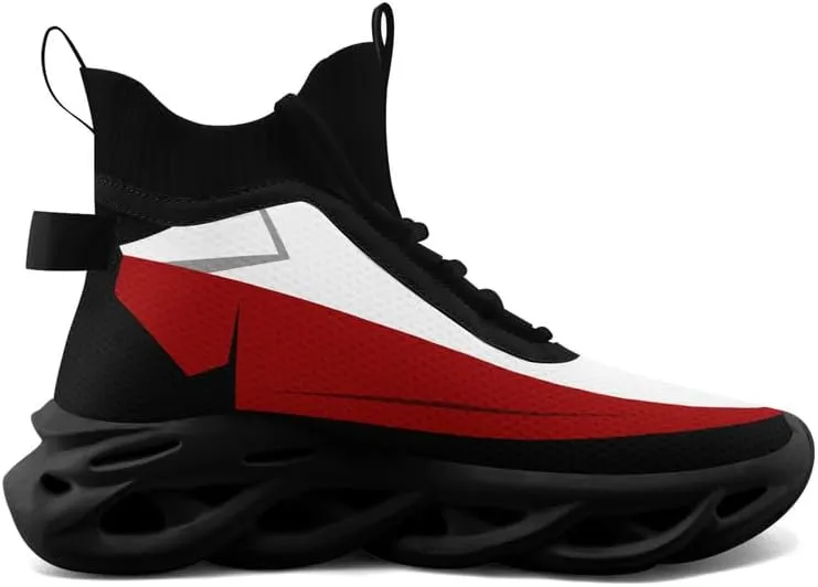 Wide Fit Fashion Sneakers for Men Women Youth Comfortable Mid-Top Athletic Winter Shoes Casual Walking Boots Ankle Support