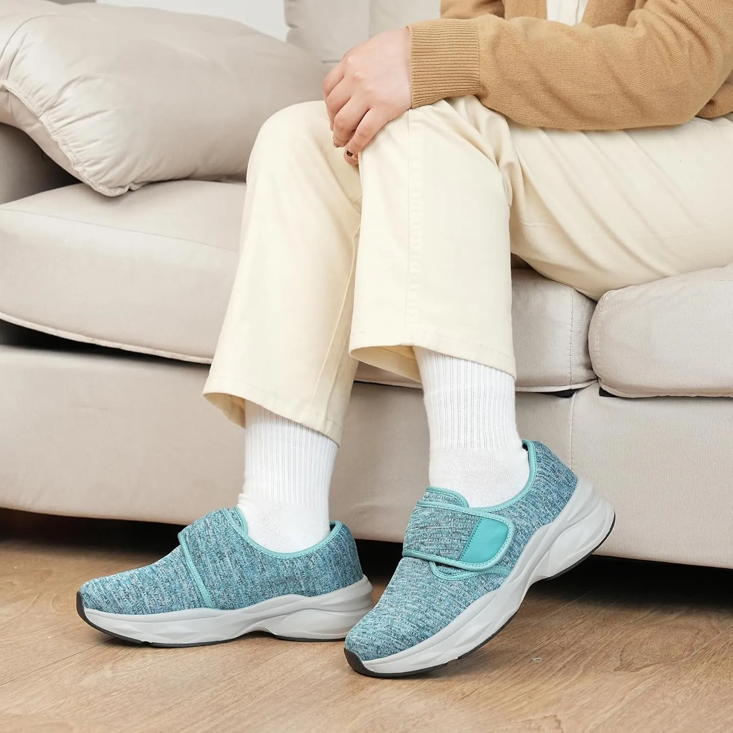 Women Orthopedic Diabetic Walking Sneakers Swollen Feet Shoes