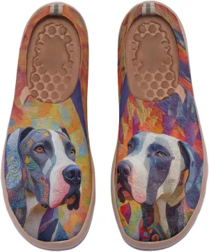 Women Stylish Slip-On Loafers Ultra Lightweight Knitted Shoes Comfort Breathable Outdoor Walking Footwear|Funky Pets Serise
