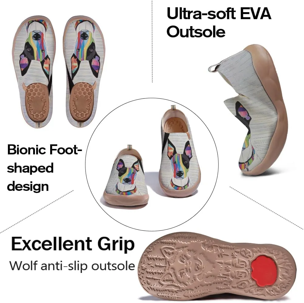 Women Stylish Slip-On Loafers Ultra Lightweight Knitted Shoes Comfort Breathable Outdoor Walking Footwear|Funky Pets Serise