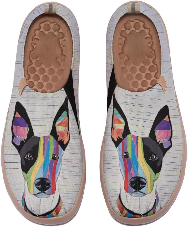 Women Stylish Slip-On Loafers Ultra Lightweight Knitted Shoes Comfort Breathable Outdoor Walking Footwear|Funky Pets Serise
