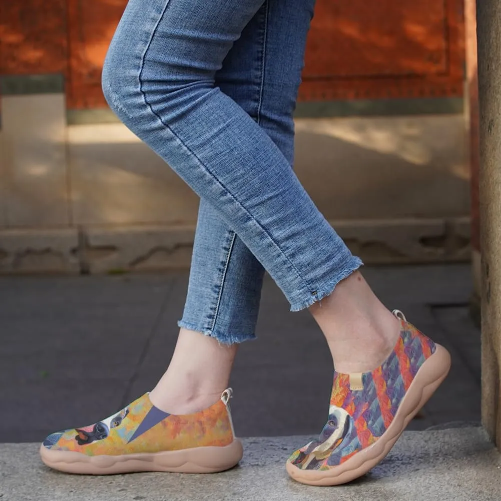 Women Stylish Slip-On Loafers Ultra Lightweight Knitted Shoes Comfort Breathable Outdoor Walking Footwear|Funky Pets Serise