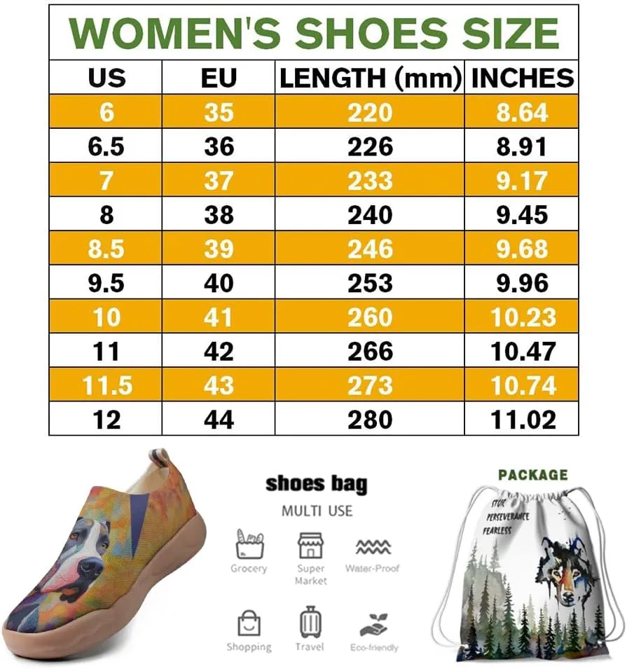 Women Stylish Slip-On Loafers Ultra Lightweight Knitted Shoes Comfort Breathable Outdoor Walking Footwear|Funky Pets Serise
