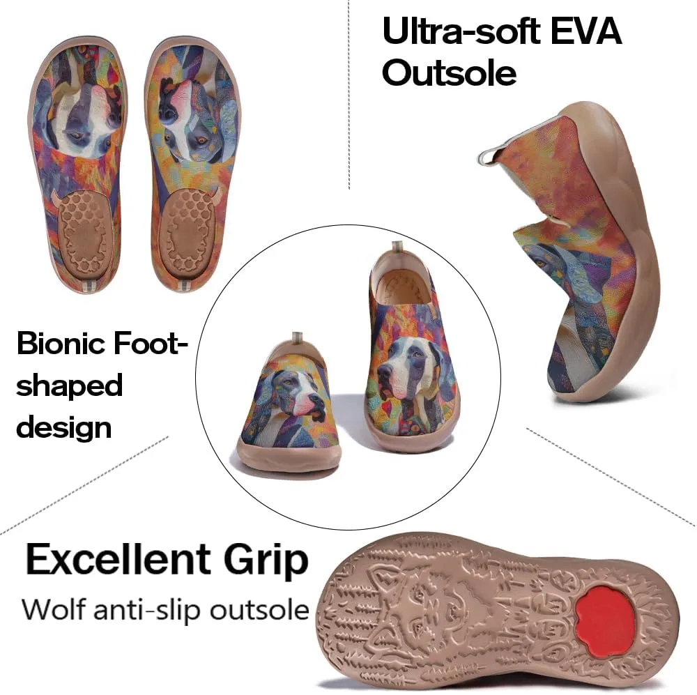 Women Stylish Slip-On Loafers Ultra Lightweight Knitted Shoes Comfort Breathable Outdoor Walking Footwear|Funky Pets Serise