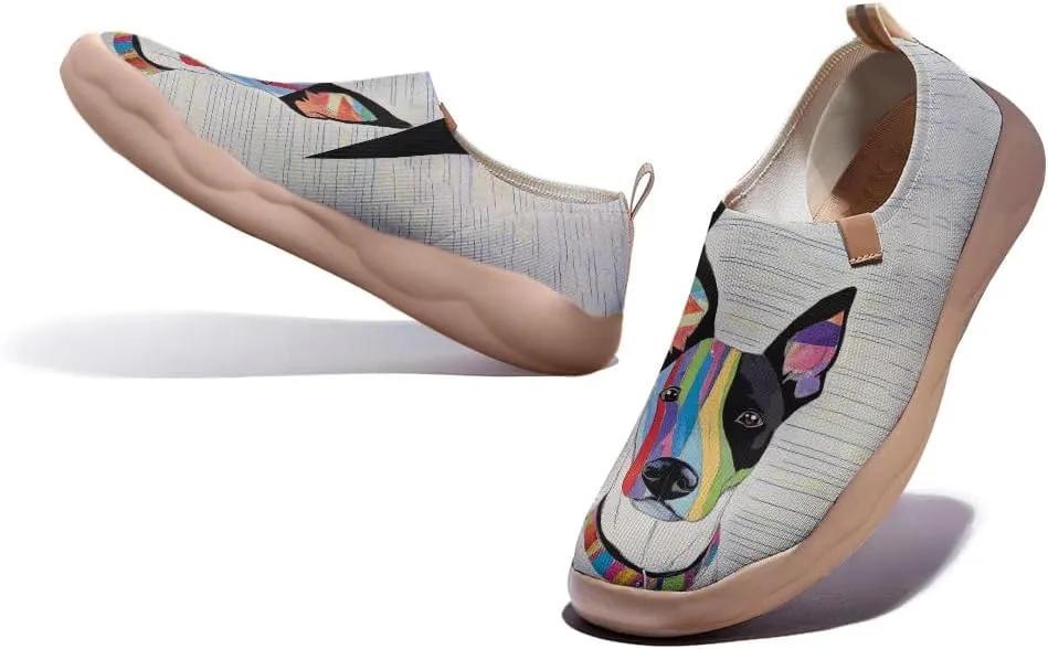 Women Stylish Slip-On Loafers Ultra Lightweight Knitted Shoes Comfort Breathable Outdoor Walking Footwear|Funky Pets Serise