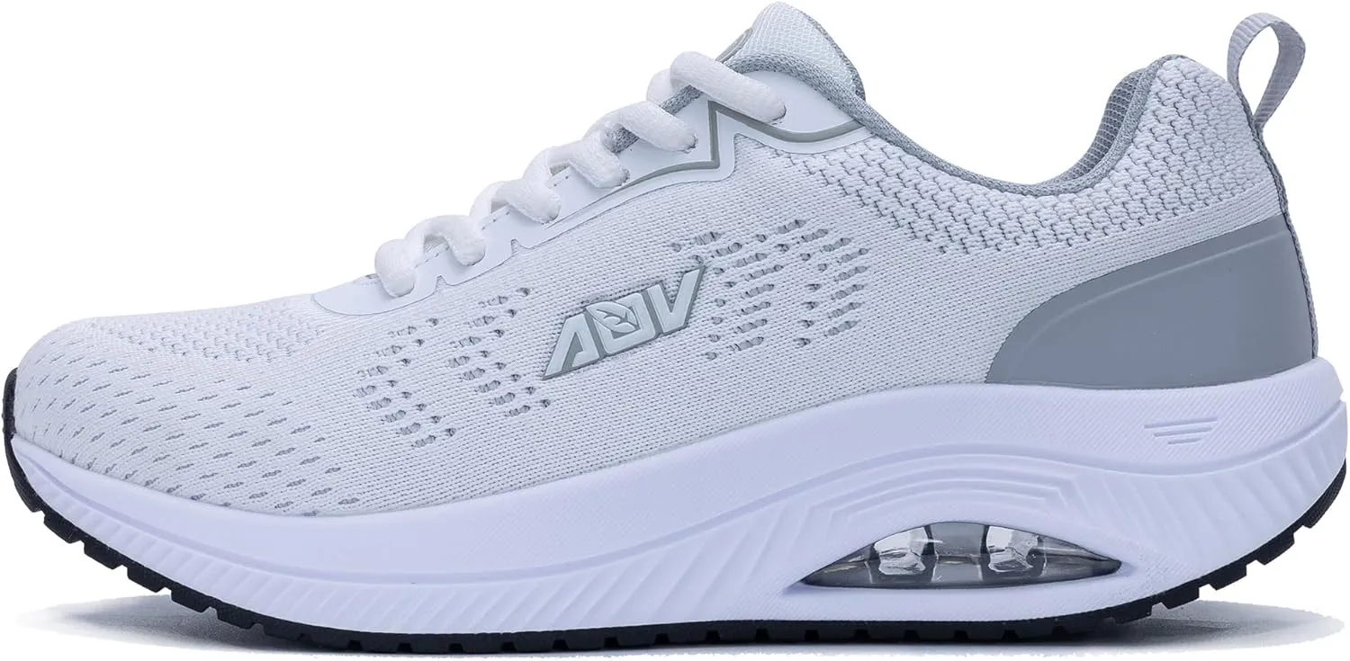 Women Walking Shoes with Arch Support, Casual Comfortable Pain Relief Sneakers for Plantar Fasciiti US 5.5-11