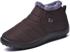 Women Winter Snow Boots Warm Ankle Boots Anti-Slip Waterproof Winter Shoes Slip On Booties Sneakers