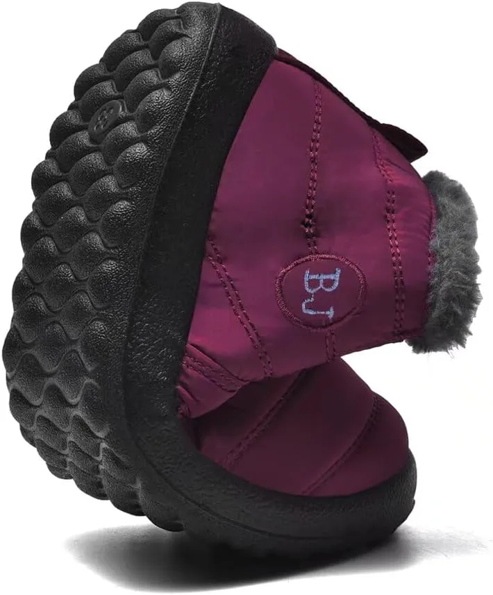 Women Winter Snow Boots Warm Ankle Boots Anti-Slip Waterproof Winter Shoes Slip On Booties Sneakers