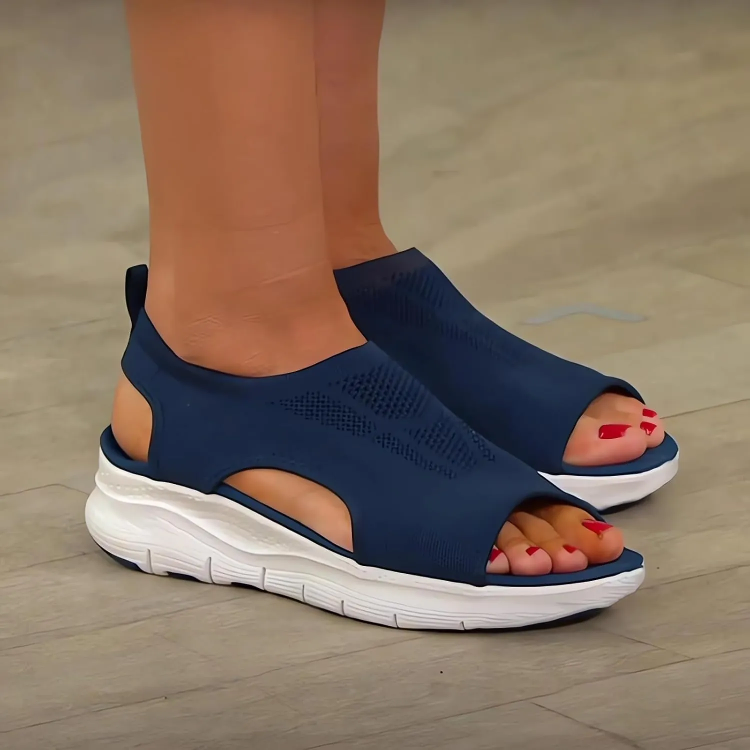 Women's Breathable Orthopedic Sandals 2025 Comfortable Walking Tennis Shoes Outdoor Active Summer Dressy Sandals Arch Support Wide Fit Plantar Fasciitis Sport Athletic Hiking