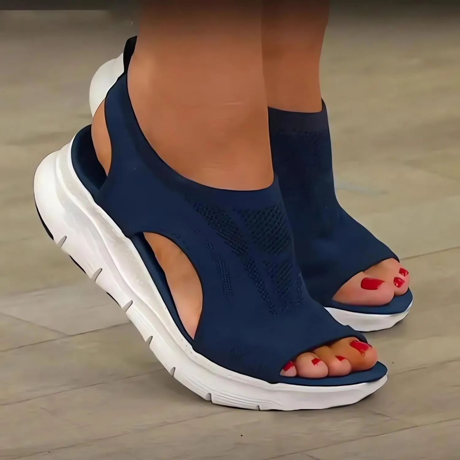 Women's Breathable Orthopedic Sandals 2025 Comfortable Walking Tennis Shoes Outdoor Active Summer Dressy Sandals Arch Support Wide Fit Plantar Fasciitis Sport Athletic Hiking