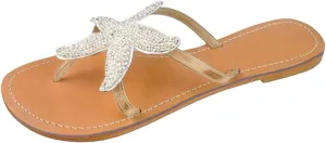 Womens Flat Beach Sandals Open Toe Slip on Summer Fashion Travel Flip Flops Comfortable Walking Leather Slippers Party Elegant Sandals