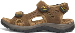 Womens Leather Ankle Strap Beach Hiking Sandals