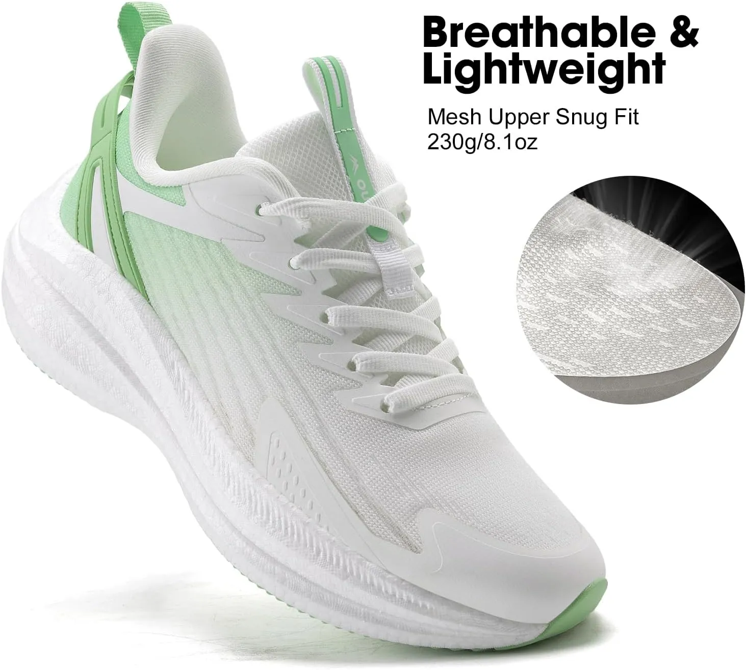 Women's Lightweight Running Shoes - Breathable Athletic Sneakers for Workout, Gym & Daily Walking, Comfortable Cushioned Midsole with Non-Slip Design