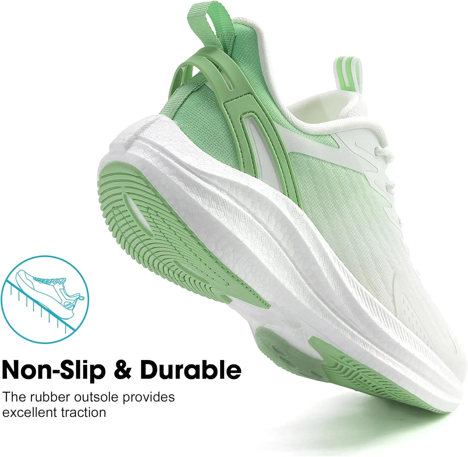 Women's Lightweight Running Shoes - Breathable Athletic Sneakers for Workout, Gym & Daily Walking, Comfortable Cushioned Midsole with Non-Slip Design