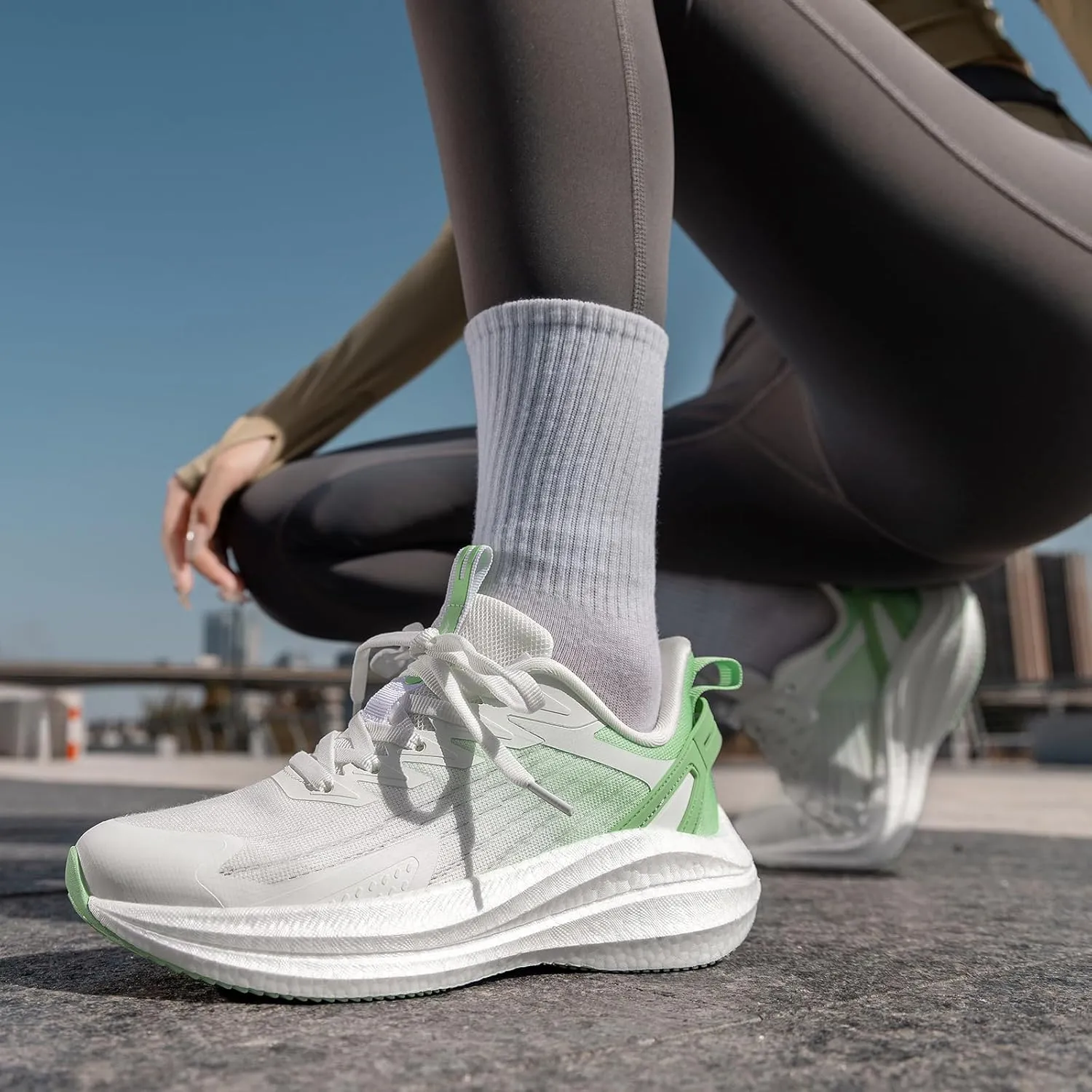 Women's Lightweight Running Shoes - Breathable Athletic Sneakers for Workout, Gym & Daily Walking, Comfortable Cushioned Midsole with Non-Slip Design