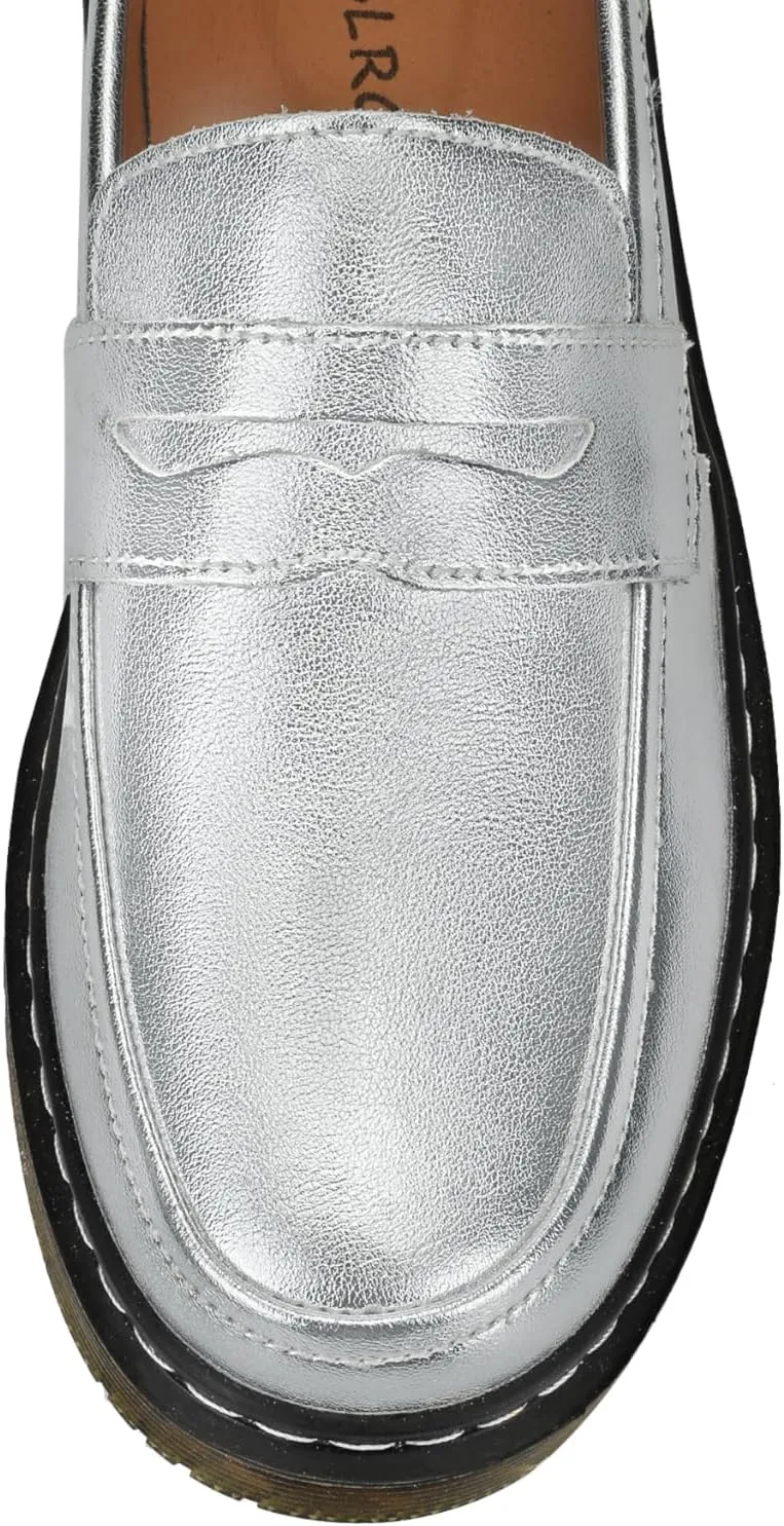 Women's Loafers Classic Penny Loafers for Women Fashion Driving Moccasins Women