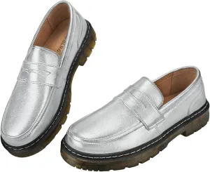 Women's Loafers Classic Penny Loafers for Women Fashion Driving Moccasins Women