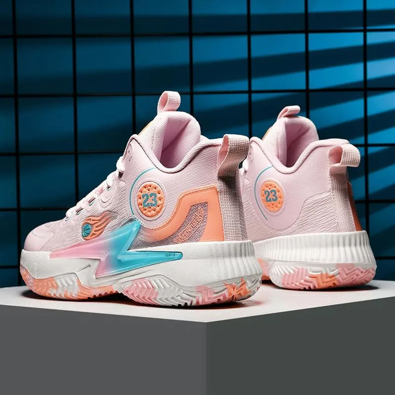 Womens Mens Basketball Shoes Breathable Comfortable Lightweight Fashion Athletic Sneakers Non Slip Outdoor Sport Shoe for Unisex