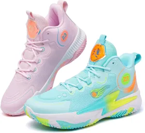 Womens Mens Basketball Shoes Breathable Comfortable Lightweight Fashion Athletic Sneakers Non Slip Outdoor Sport Shoe for Unisex