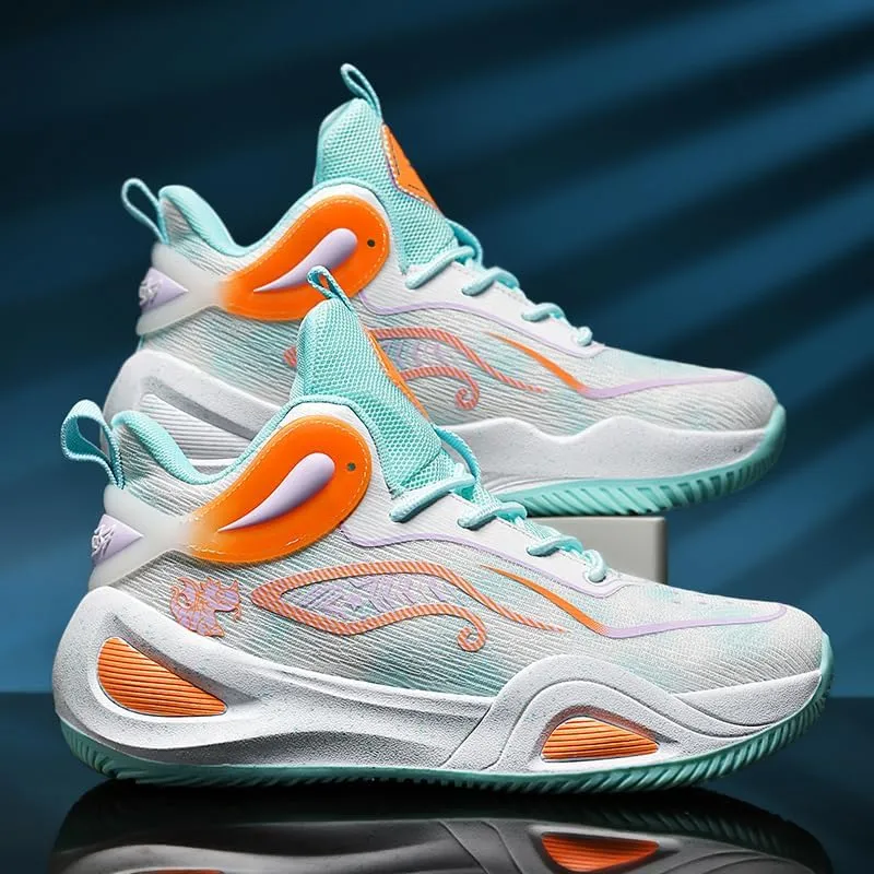 Womens Mens Basketball Shoes Breathable Lightweight Fashion Athletic Sneakers Unisex Non Slip Outdoor Sport Volleyball Shoe