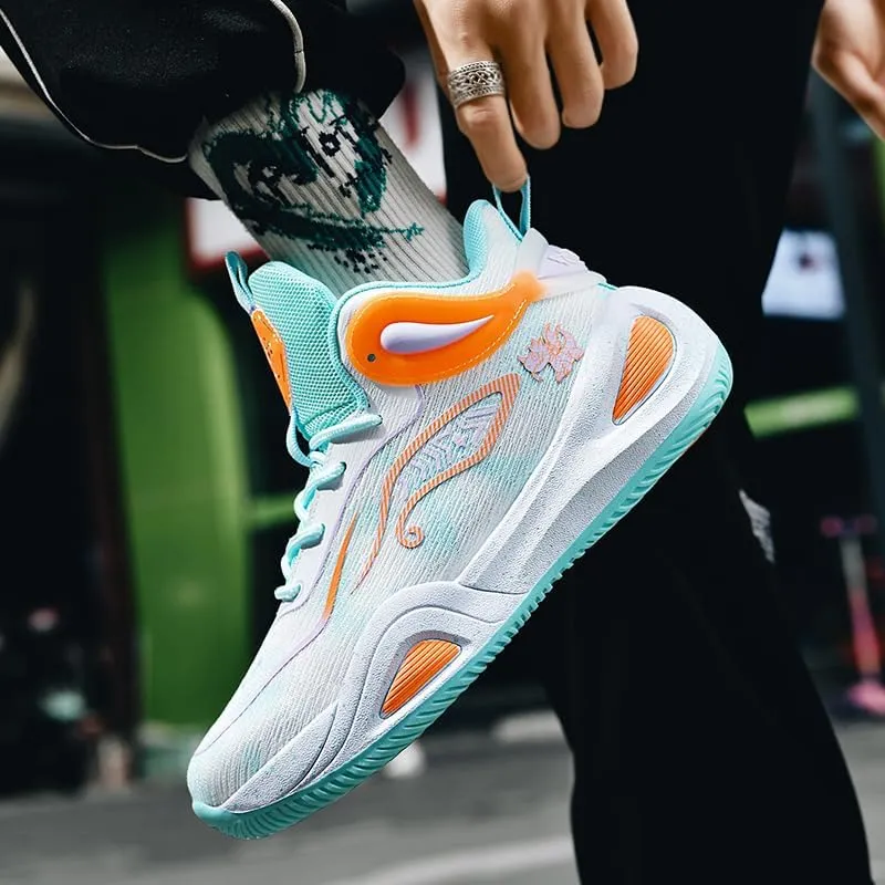Womens Mens Basketball Shoes Breathable Lightweight Fashion Athletic Sneakers Unisex Non Slip Outdoor Sport Volleyball Shoe