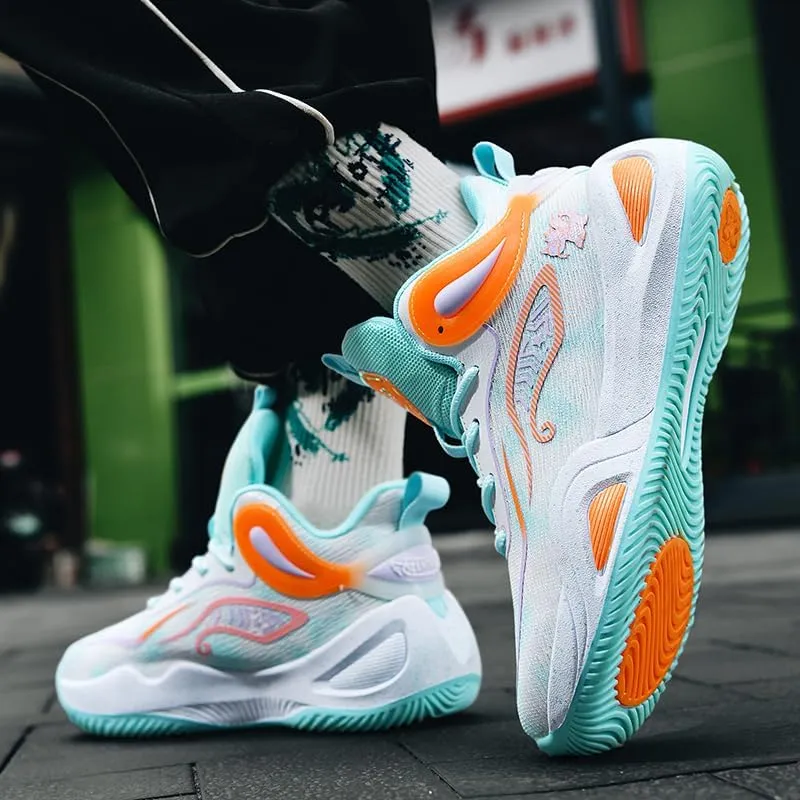 Womens Mens Basketball Shoes Breathable Lightweight Fashion Athletic Sneakers Unisex Non Slip Outdoor Sport Volleyball Shoe