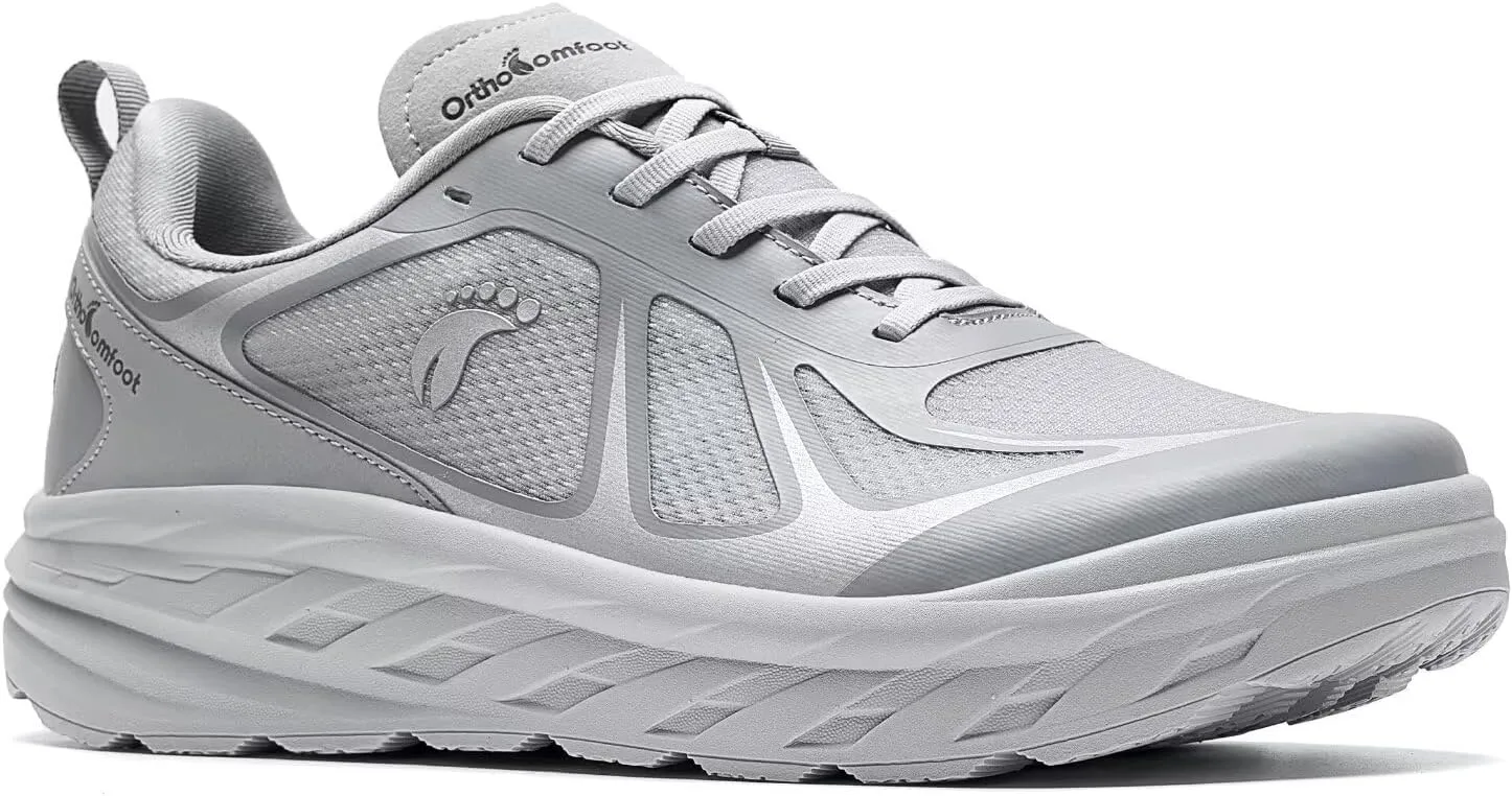 Women's Orthopedic Diabetic Wide Running Shoes: Comfortable Casual Arch Support Plantar Fasciitis Sports Sneakers, High Arch Orthotic Work Tennis Walking Shoes for Foot and Heel Pain Relief