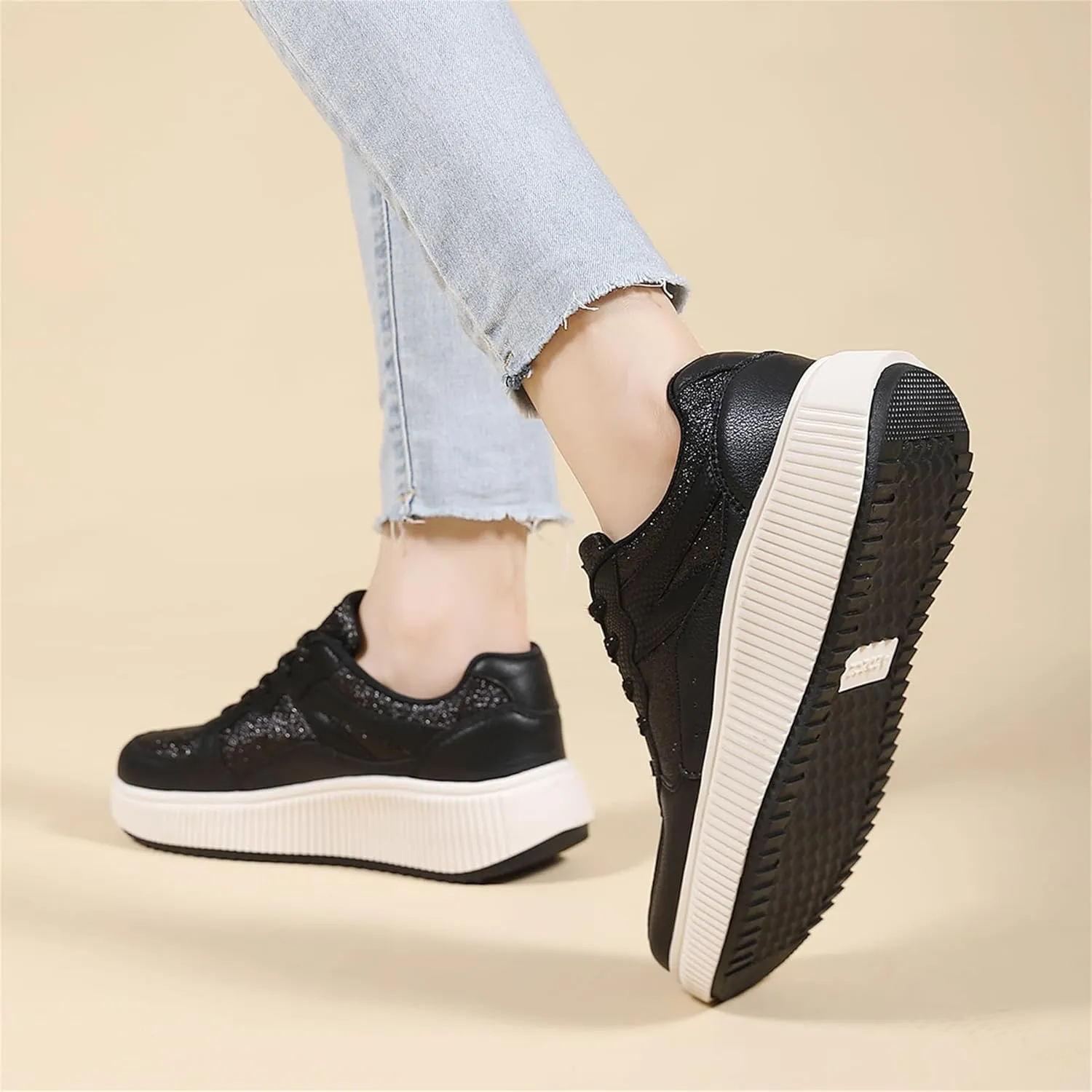 Womens Platform Shoes Comfortable Casual Sneakers Casual Tennis Walking Shoes