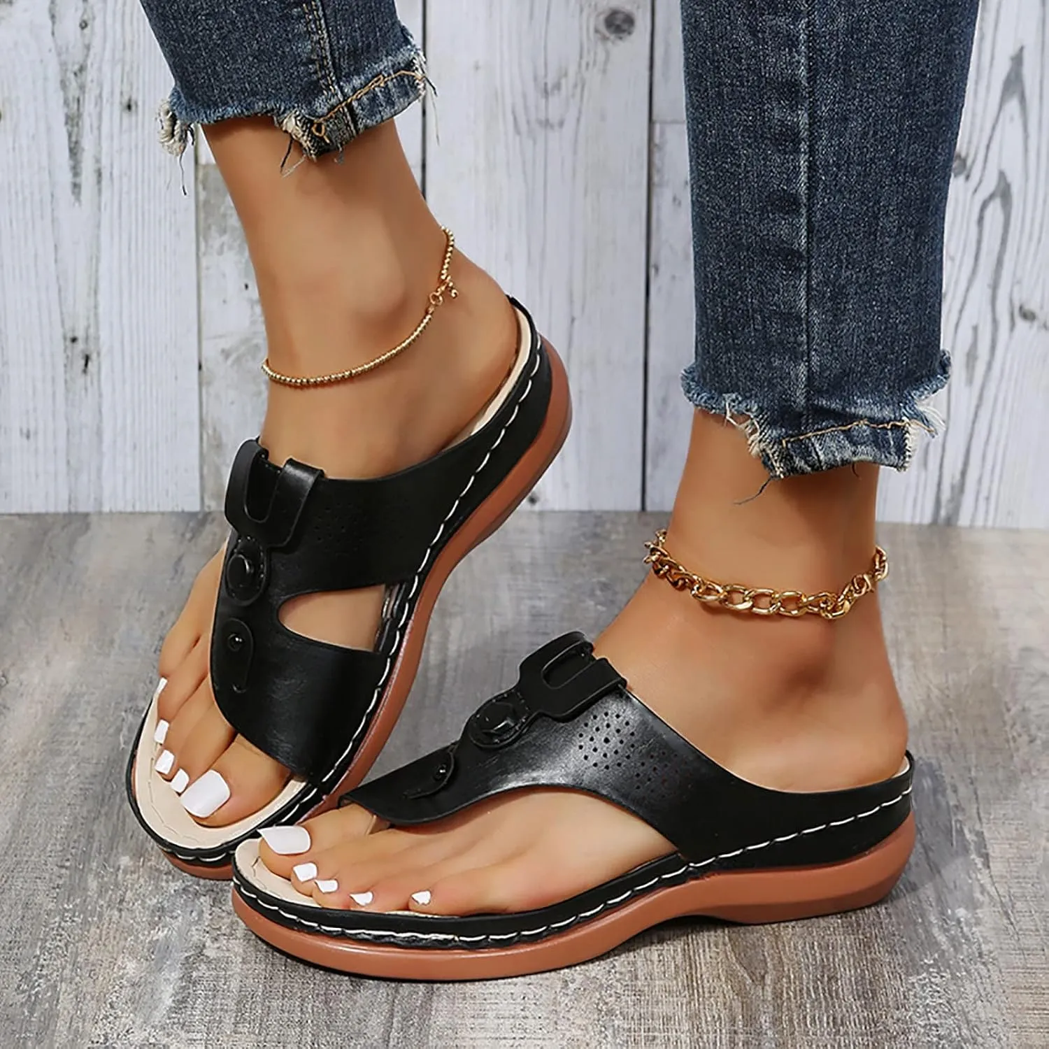 Womens Recovery Walking Sandals Orthopedic with Arch Support Comfortable Summer Beach Casual Outdoor Slides Adjustable Straps Plantar Fasciitis Relief Footwear