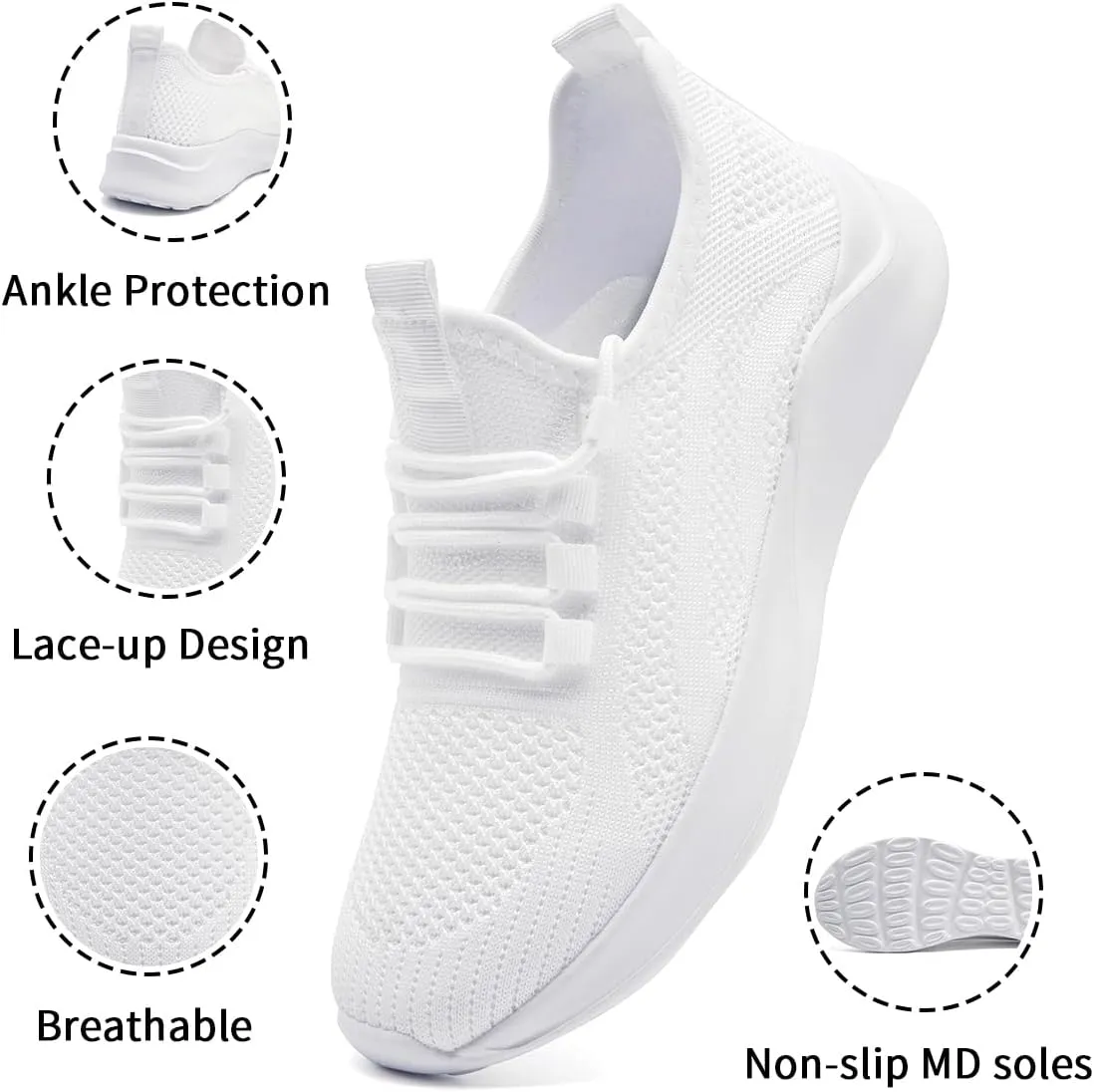 Womens Running Shoes Lightweight Comfortable Walking Fashion Gym Sneakers Non Slip Workout Tennis Shoes
