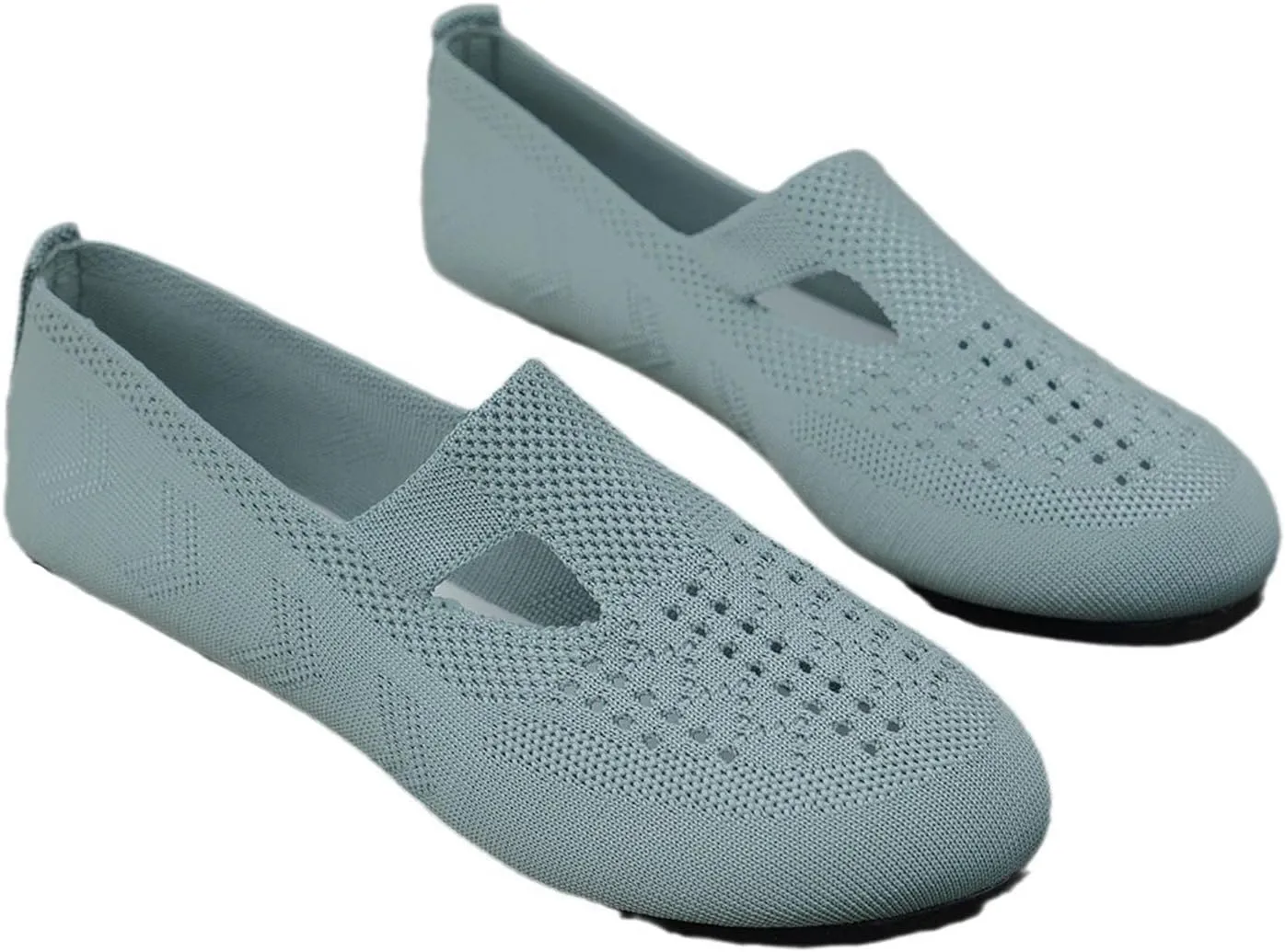 Women's Slip on Loafer Shoes, Casual On Flat Shoes, Breathable Mesh Walking Shoes