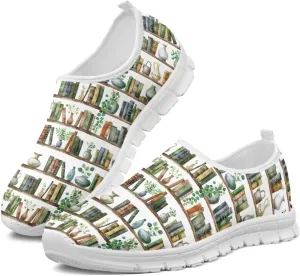 Women's Sneaker Slip On Lightweight Low Top Casual Loafers Breathable Mesh Flat Soft Running Sneaker for Women