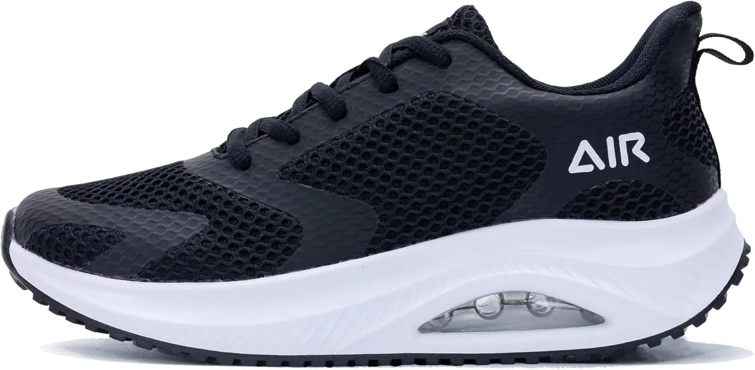 Women's Walking Shoes Air Cushion Comfortable Plantar Fasciitis Tennis Sneakers Non-Slip Breathable Orthotic Shoe for Foot Heel Pain Relief Size US 6-11