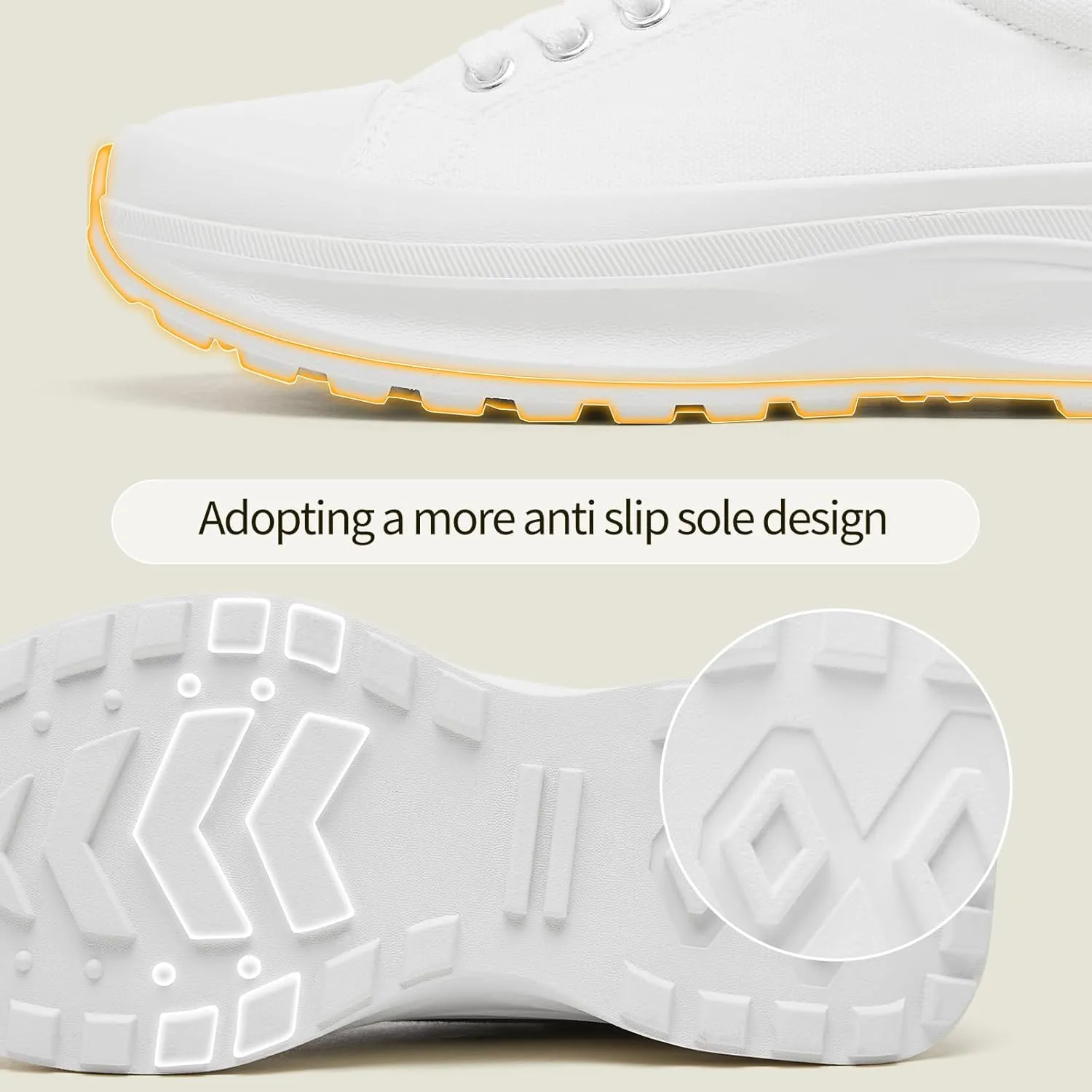 yageyan Platform Sneakers for Women Black Sneakers Canvas Shoes for Women White Tennis Shoes Classic Casual Comfortable