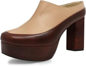 YDN Women's Chic Round Toe Platform Pumps Chunky Block High Heels Slip On Comfort Daily Walking Shoes Dressy Casual Size 4-16 US