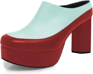 YDN Women's Chic Round Toe Platform Pumps Chunky Block High Heels Slip On Comfort Daily Walking Shoes Dressy Casual Size 4-16 US