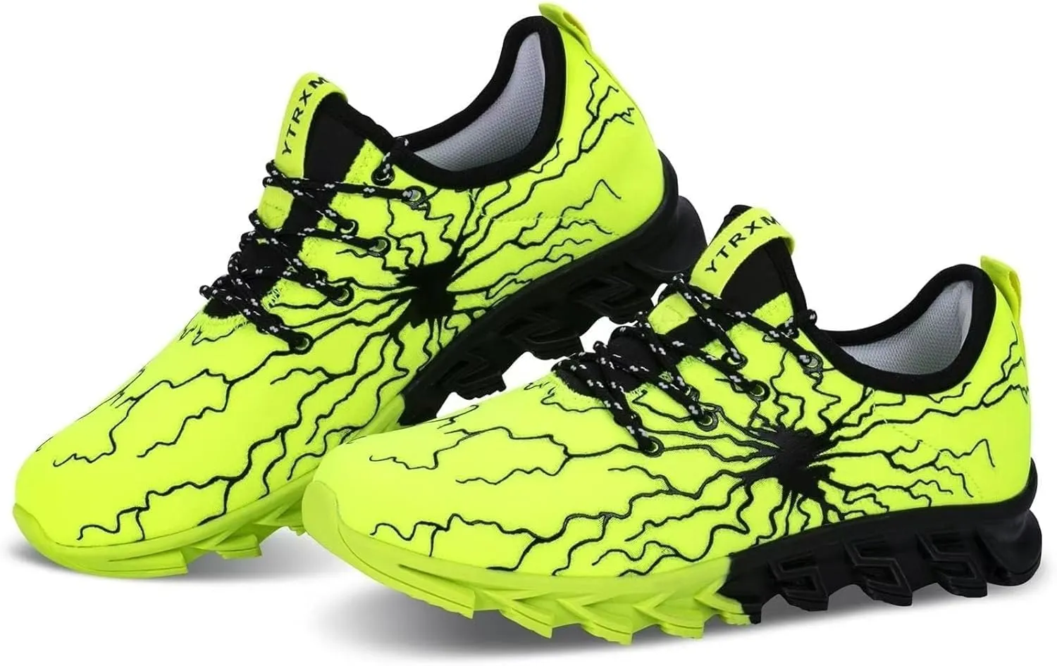 YTRXM Little/Big Boys Running Sneakers Lightweight Slip on Tennis Shoes