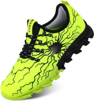 YTRXM Little/Big Boys Running Sneakers Lightweight Slip on Tennis Shoes