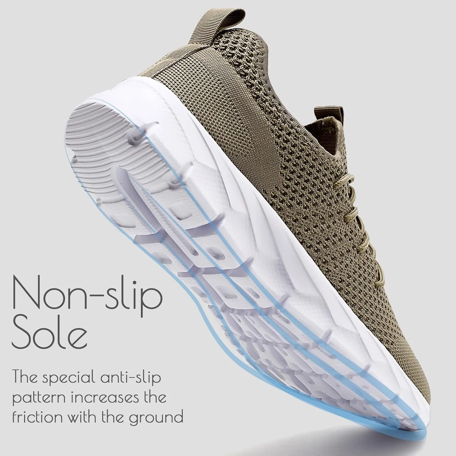 ZGPWZWL Mens Running Shoes Fashion Sneakers Tennis Walking Casual Athletic Lightweight Breathable Workout Gym Comfortable Shoes